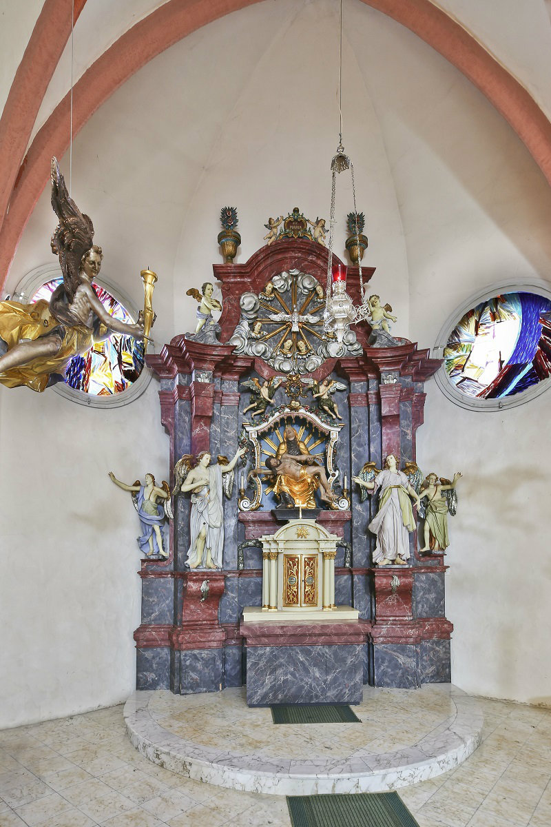 Neoclassical Marian altar from St. Bartholomew's